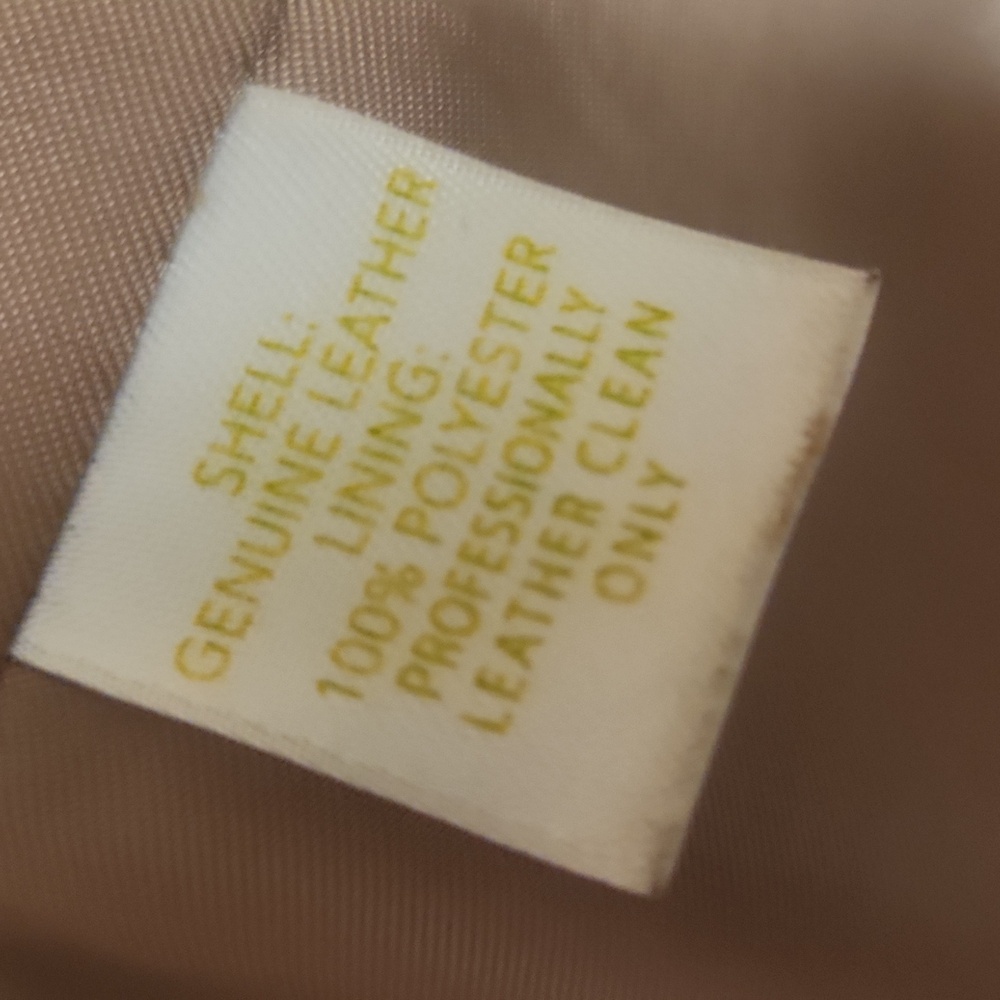 Nordstrom Studio 121 Camel/Tan Leather/Suede Jacket Women's Size XS, GUC - Picture 4 of 4